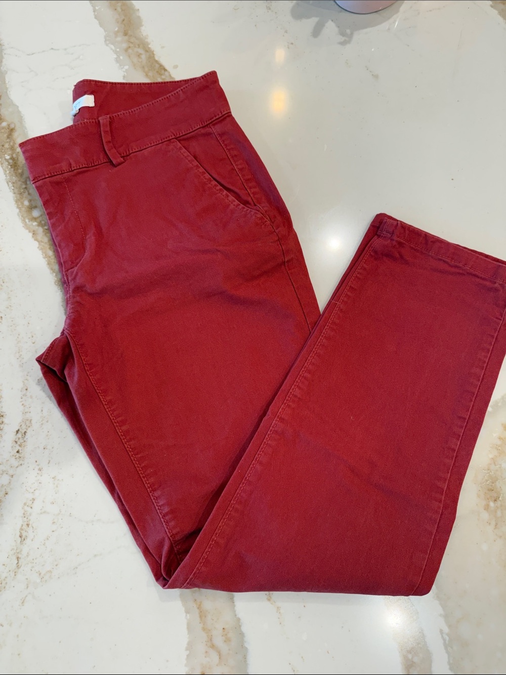 LOFT Red Capris